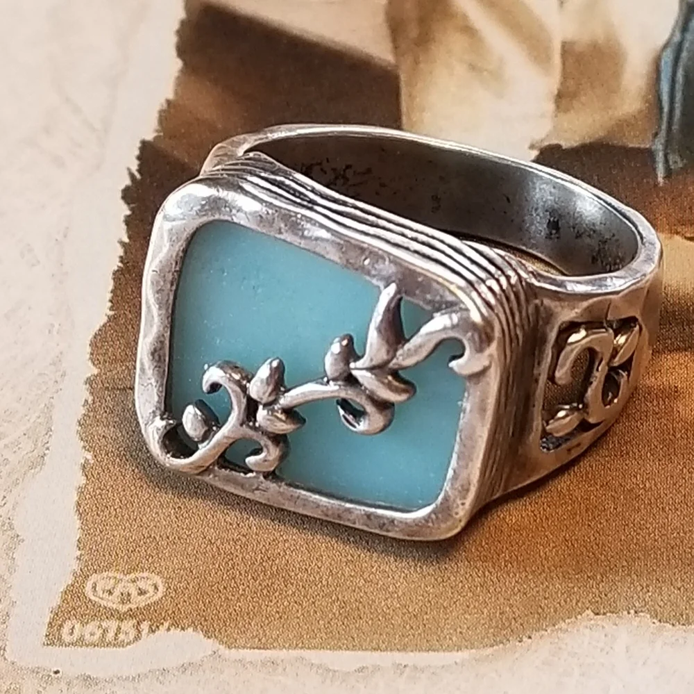 Silpada Sterling Silver & Blue Quartz Ring - Picture 1 of 12